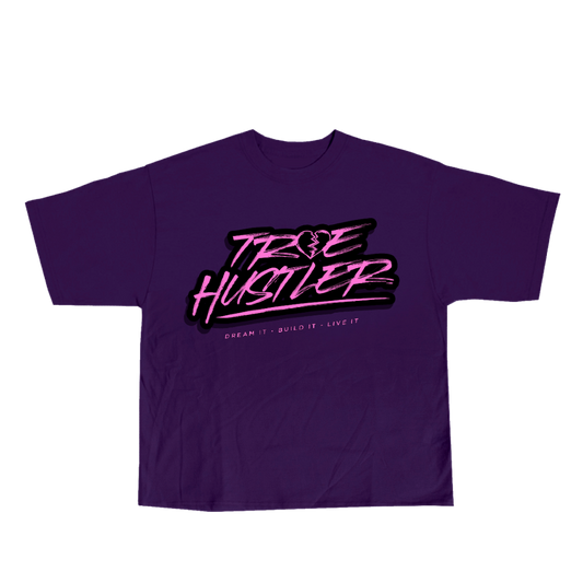 Purple True Hustler Tee