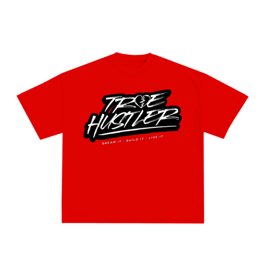 Red True Hustler Tee