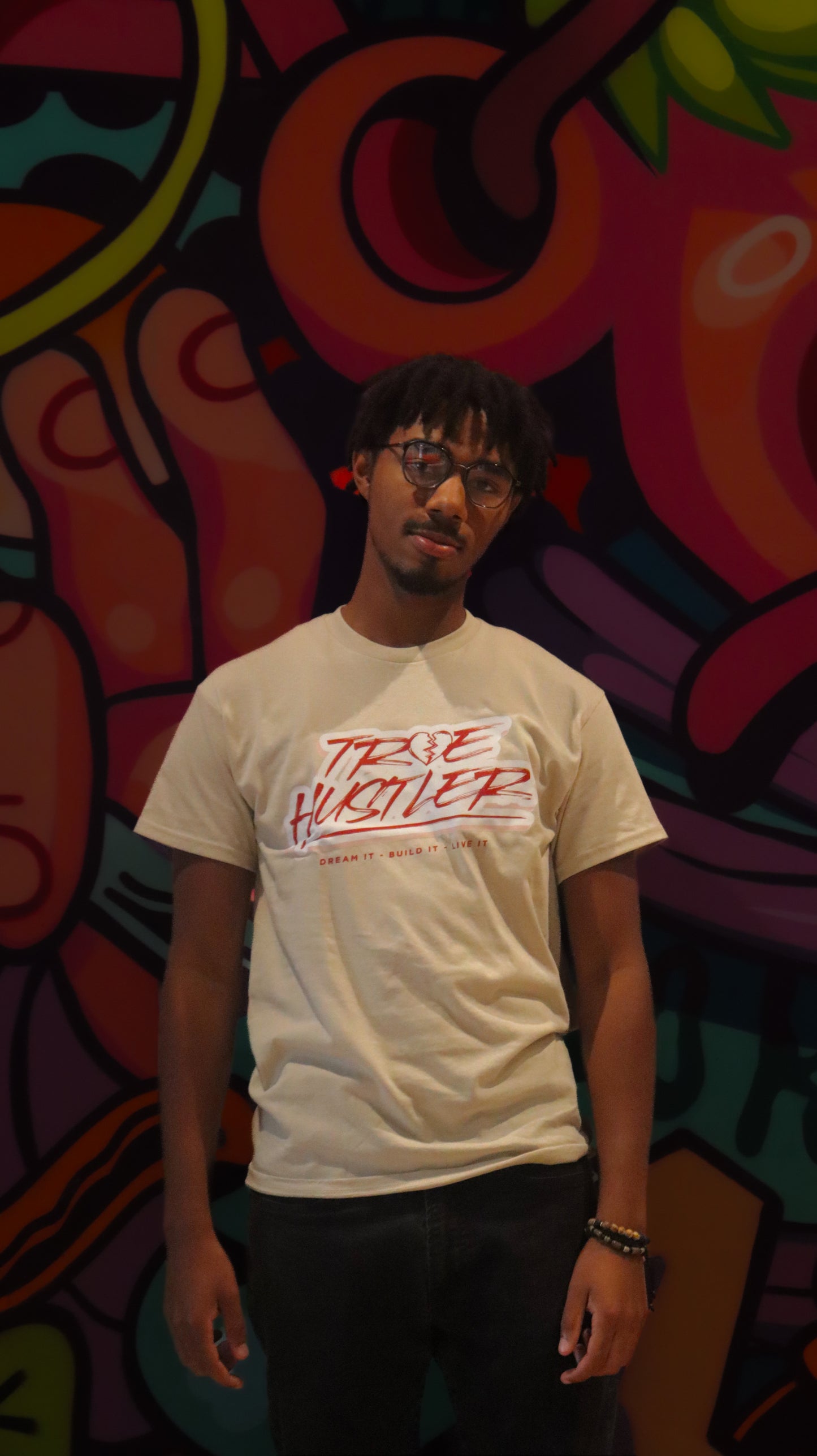 Tan True Hustler Tee